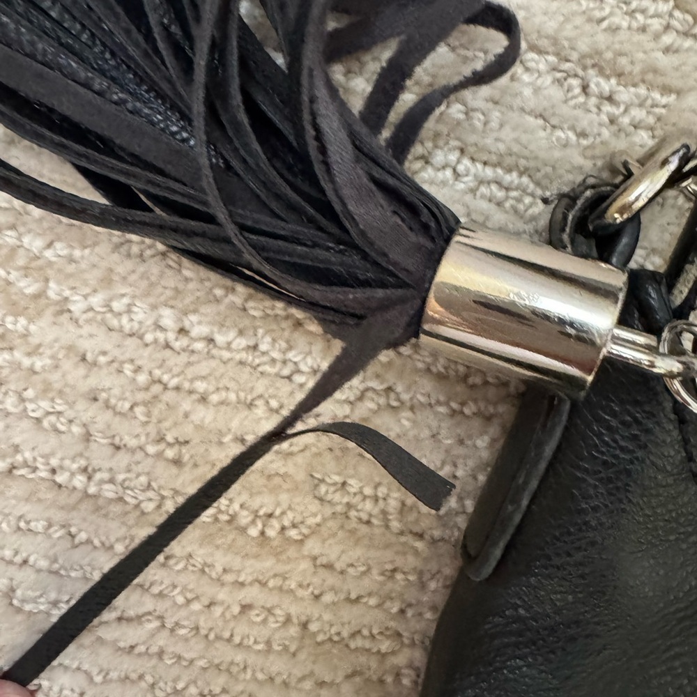 Nine West Black Leather Shoulder Bag - Picture 4 of 7